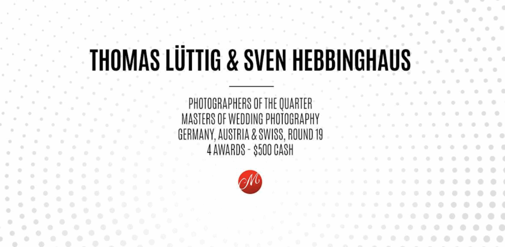 Thomas Lüttig Masters of wedding Photography - Rundengewinn 2020